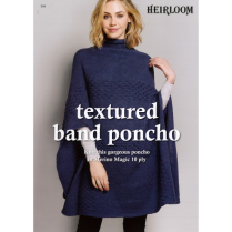 (HL004 Textured Band Poncho)